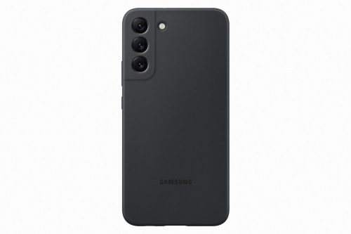 Samsung Galaxy S22 Plus szilikon védőtok, Fekete