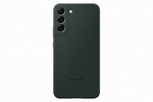 Samsung Galaxy S22 Plus szilikon védőtok,Sötétzöld