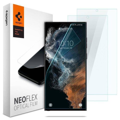 Hidrogél fólia Samsung Galaxy S22 Ultra Spigen Neo Flex 2 csomag