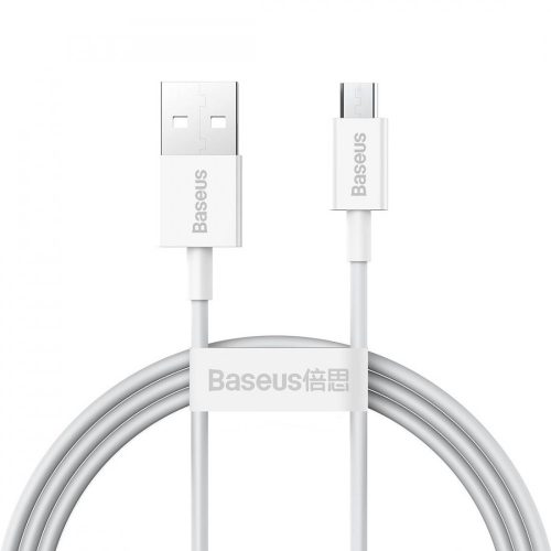 Baseus Superior Series Kábel USB to micro USB, 2A, 1m Fehér