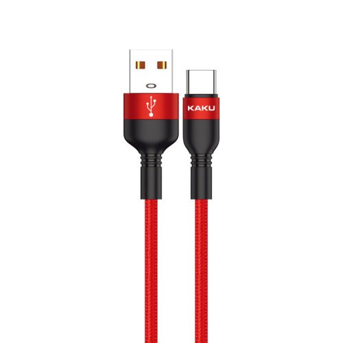 KAKU Kábel KSC-431 Daoge - USB - Type C - 3,2A 1,2 m piros