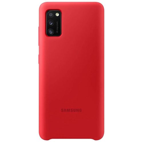 Eredeti Tok SAMSUNG A41 Galaxy - Silicon Cover (ef-pa415tregeu) piros