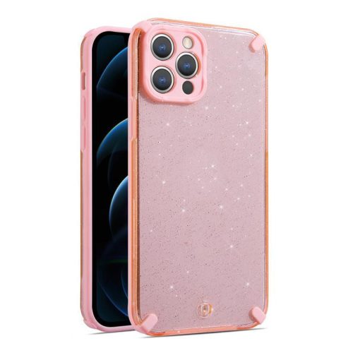 Armor Glitter Tok Iphone 12 Pro rózsaszín