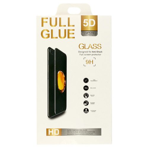 Edzett üveg Full Glue 5D IPHONE 7 (4,7") fekete