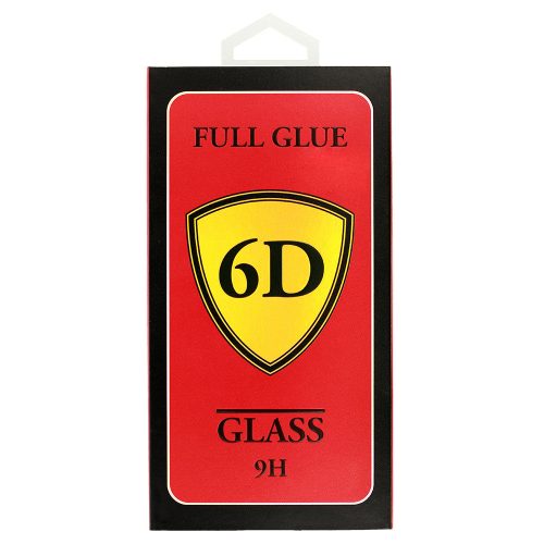 Full Glue 6D Edzett üveg IPHONE SE 2020/SE 2022 fekete