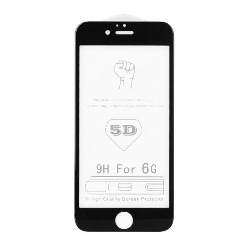 5D Full Glue Roar Üveg - Samsung Galaxy Note 10 fekete (tokbarát)