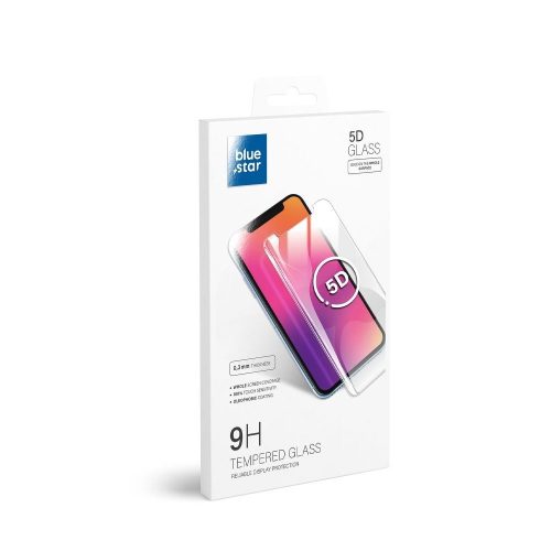 Átlátszó Üveg Blue Star  - Samsung Galaxy S10 Lite Full FaCe (full glue/small size) - Fekete Átlátszó Üveg Blue Star