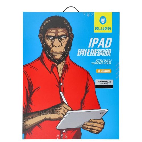 5D Mr. Monkey Üveg - iPad Pro 11 átlátszó (Strong HD)