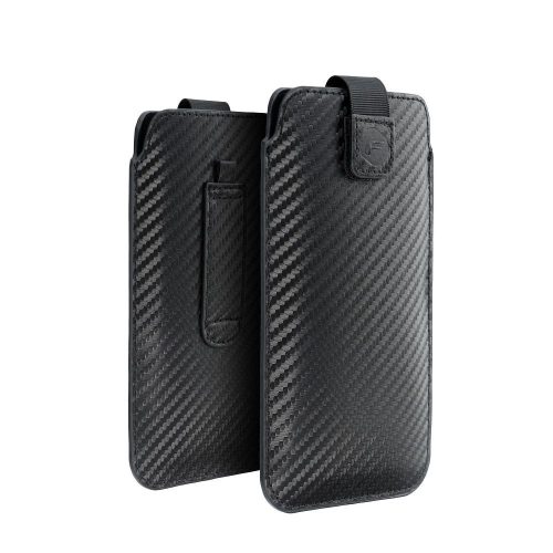 Forcell Pocket Carbon Tok - Size 15 - Samsung A41 / S20 / A6 2018 / A20e Huawei P20 / Y5 2019