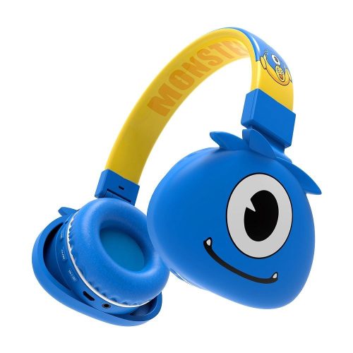 Fejhallgató vezeték nélküli Jellie Monster Monster YLFS-09BT Kék