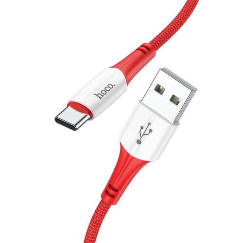 HOCO Kábel USB  to Type C 3A Ferry X70 1m Piros