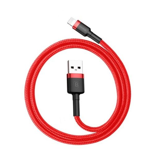 BASEUS Kábel USB to Apple Lightning 8-pin 2,4A Cafule CALKLF-A09 0,5m Piros-Piros
