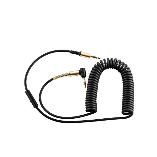 Hoco Kábel audio AUX JaCk 3,5mm Rugó (MiC-vel) UPA02 Fekete