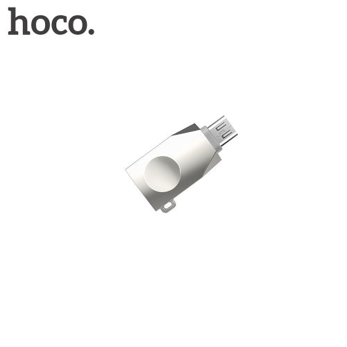 Hoco adapter Otg Micro - Usb UA10 gyöngy niCkel