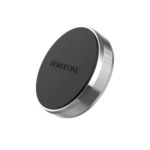 Borofone Autós tartó BH7 Platinum mágneses, ragasztható talp ezüst